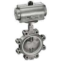 A-T Controls Automated Butterfly Valve, Resilient Seated